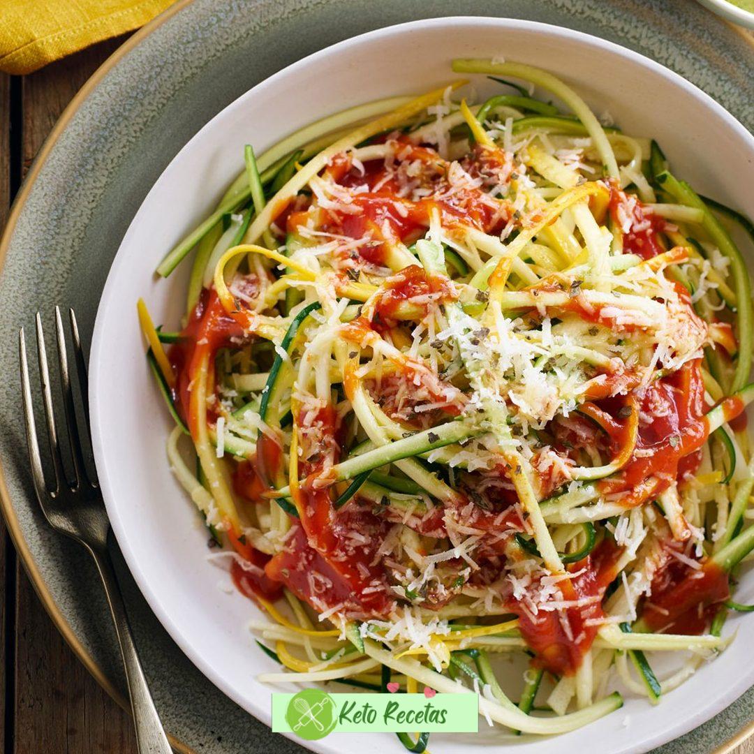 Espaguetis de Calabacín con Pesto en Thermomix